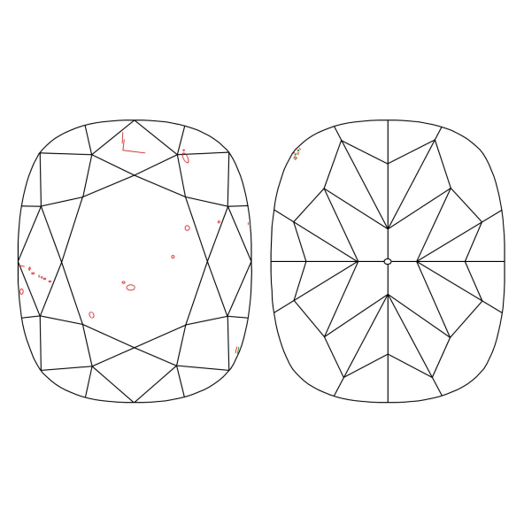 Inkluzie a cistota v prirodnom farebnom diamante cushion fancy s nahnedlo žltou farbou 1.00 ct SI1 3842570173_Y5