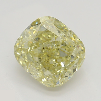 Prírodný farebný diamant s GIA certifikatom cushion fancy žltý 1.10 ct SI2 1851510051_Y5