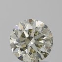 Prírodný diamant okrúhly briliant, I1, K, 0,9ct, HRD