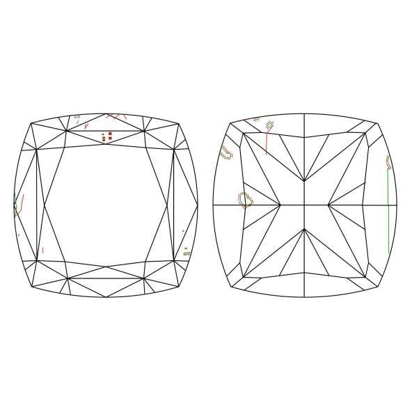 Inkluzie a cistota v prirodnom farebnom diamante cushion fancy fialovo ružový 1.03 ct SI2 2828890002_R5