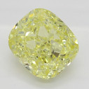 Farebný diamant cushion, fancy intense žltý, 0,76ct, GIA