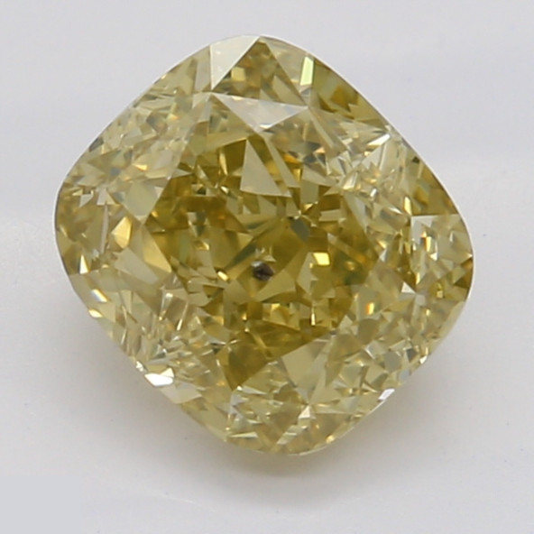 Prírodný farebný diamant s GIA certifikatom cushion fancy s nahnedlo žltou farbou 0.78 ct SI2 3828750853_Y5