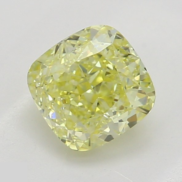 Prírodný farebný diamant s GIA certifikatom cushion fancy intense žltý 0.51 ct SI1 2829540192_Y6