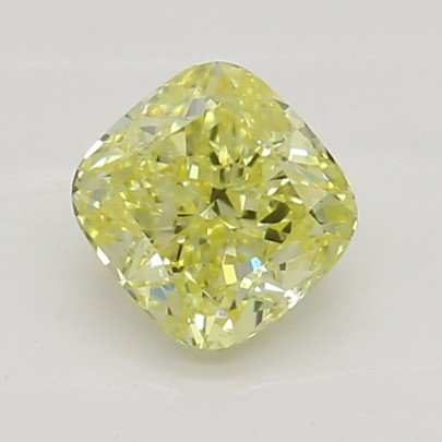 Prírodný farebný diamant s GIA certifikatom cushion fancy intense žltý 0.40 ct VS2 5116950005_Y6