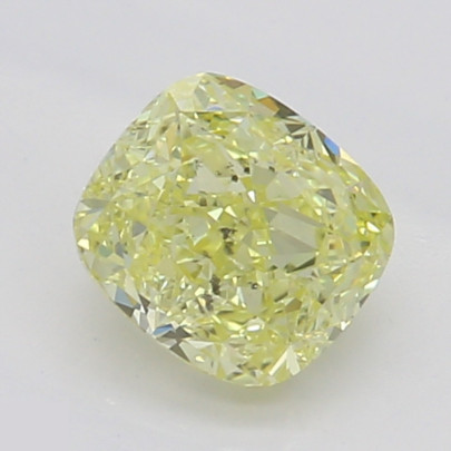 Prírodný farebný diamant s GIA certifikatom cushion fancy žltý 0.41 ct SI2 4828750874_Y5