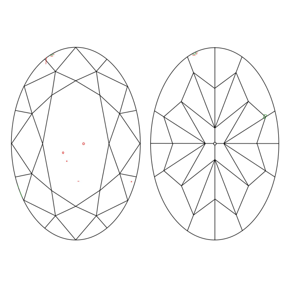 Inkluzie a cistota v prirodnom farebnom diamante oval fancy dark tmavo žltkasto hnedý 1.53 ct VS1 7827080107_T9