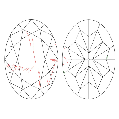 Prírodný farebný diamant s GIA certifikatom oval fancy light žltý 1.03 ct I1 6826960126_Y4 2