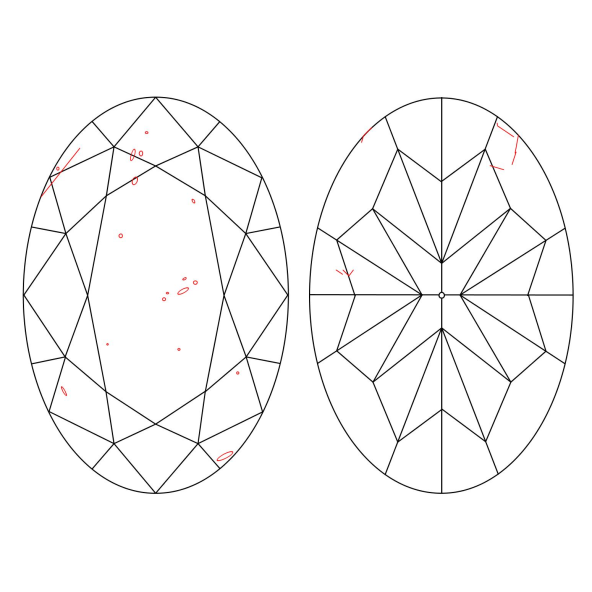 Inkluzie a cistota v prirodnom farebnom diamante oval fancy dark tmavo žltkasto hnedý 1.35 ct I1 9828800299_T9