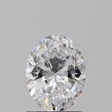 Prírodný diamant oval, I1, D, 0,9ct, GIA