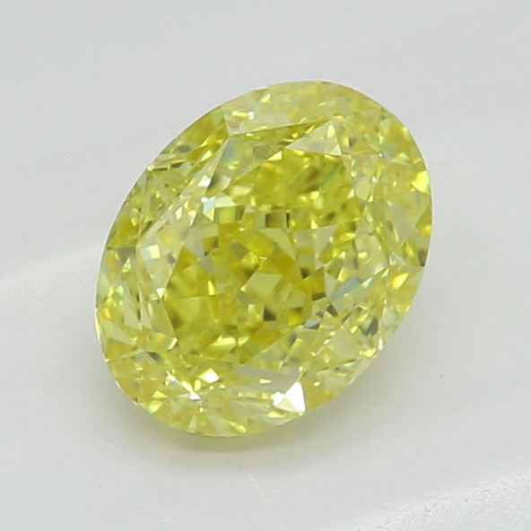 Prírodný farebný diamant s GIA certifikatom oval fancy vivid žltý 0.74 ct VVS2 8829540528_Y7