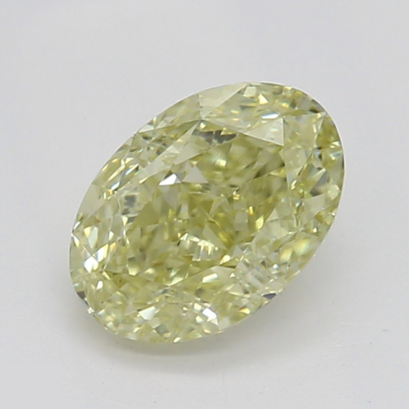 Prírodný farebný diamant s GIA certifikatom oval fancy light žltý 0.53 ct VS1 9827940219_Y4