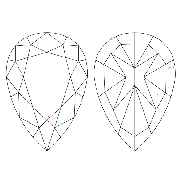 Inkluzie a cistota v prirodnom farebnom diamante slza fancy intense žltý 1.65 ct VVS1 6825100376_Y6