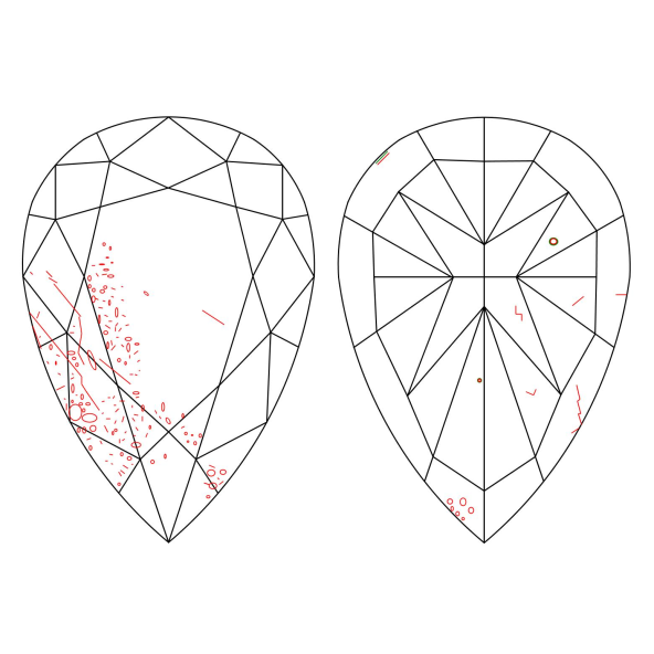 Inkluzie a cistota v prirodnom farebnom diamante slza fancy vivid žltý 1.10 ct I1 4828010384_Y7