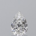Prírodný diamant hruška, I1, D, 0,9ct, GIA