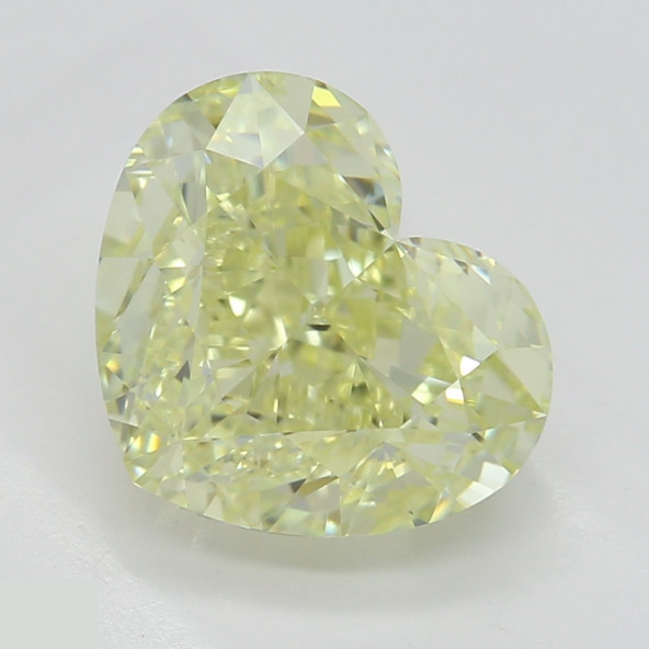 Prírodný farebný diamant s GIA certifikatom srdce fancy light žltý 2.25 ct VVS2 5829540495_Y4