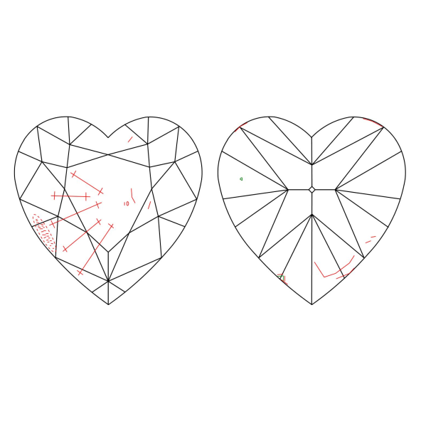 Inkluzie a cistota v prirodnom farebnom diamante srdce fancy deep tmavo hnedo žltý 2.01 ct I1 1827190501_Y8