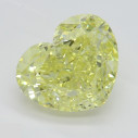 Farebný diamant srdce, fancy intense žltý, 1,76ct, GIA