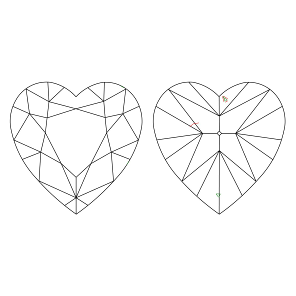 Inkluzie a cistota v prirodnom farebnom diamante srdce fancy hnedožltý 1.07 ct VS1 8841500128_Y5