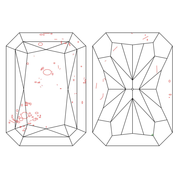Inkluzie a cistota v prirodnom farebnom diamante radiant fancy light žltý 12.38 ct I1 2842190192_Y4