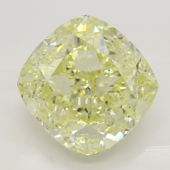 Prírodný farebný diamant s GIA certifikatom cushion fancy light žltý 5.55 ct IF 1830980551_Y4
