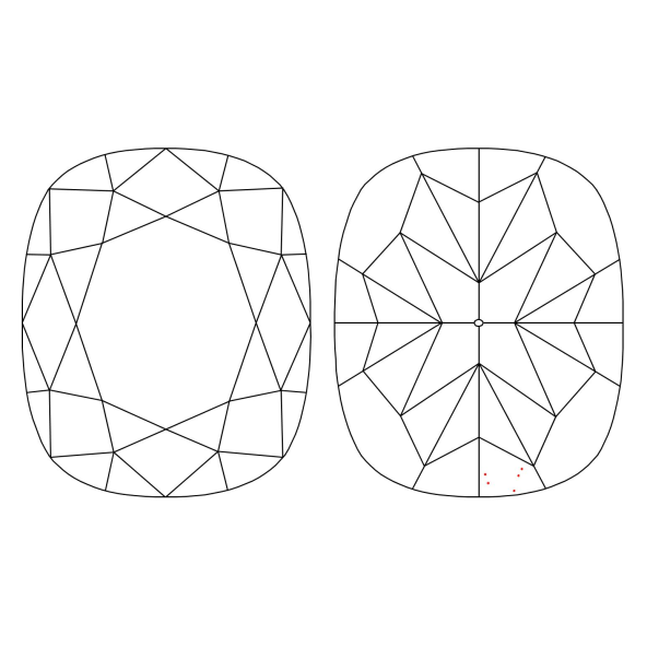 Inkluzie a cistota v prirodnom farebnom diamante cushion fancy deep tmavo hnedo žltý 3.21 ct VVS1 5825640065_Y8