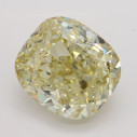 Farebný diamant cushion, fancy s nahnedlo žltou farbou, 3,51ct, GIA