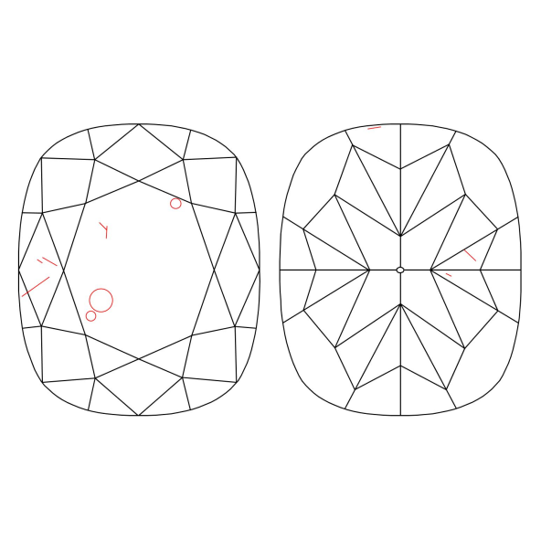 Inkluzie a cistota v prirodnom farebnom diamante cushion fancy dark tmavo žltkasto hnedý 3.08 ct I1 5841890015_T9