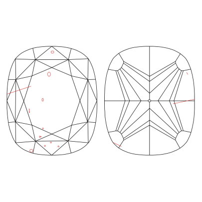 Prírodný farebný diamant s GIA certifikatom cushion fancy dark tmavo žltkasto hnedý 3.32 ct I1 9828440109_T9 2