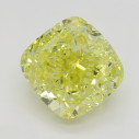 Farebný diamant cushion, fancy intense žltý, 2,02ct, GIA