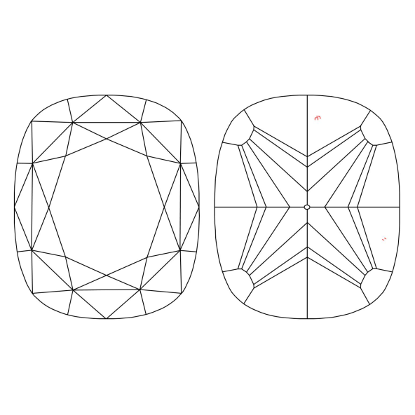 Inkluzie a cistota v prirodnom farebnom diamante cushion fancy vivid žltý 2.21 ct VVS2 2827290202_Y7