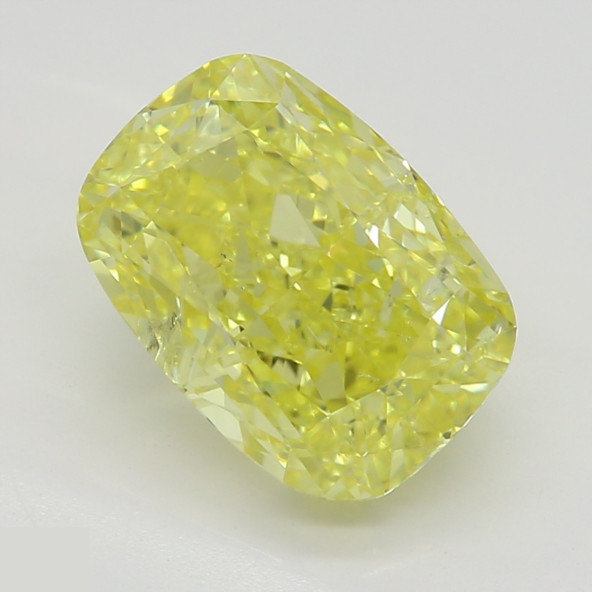 Prírodný farebný diamant s GIA certifikatom cushion fancy intense žltý 2.03 ct I1 8841940078_Y6