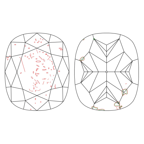 Inkluzie a cistota v prirodnom farebnom diamante cushion fancy dark tmavo hnedý 1.50 ct I1 5828440005_T9