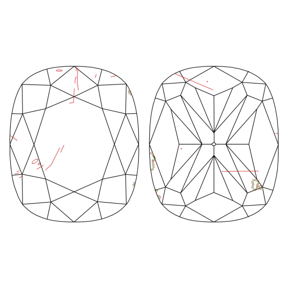Inkluzie a cistota v prirodnom farebnom diamante cushion fancy dark tmavo hnedý 1.66 ct I1 6828440076_T9