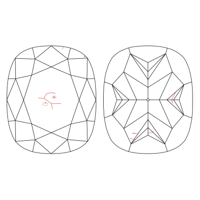 Prírodný farebný diamant s GIA certifikatom cushion fancy light žltý 1.05 ct I1 6830070166_Y4 2