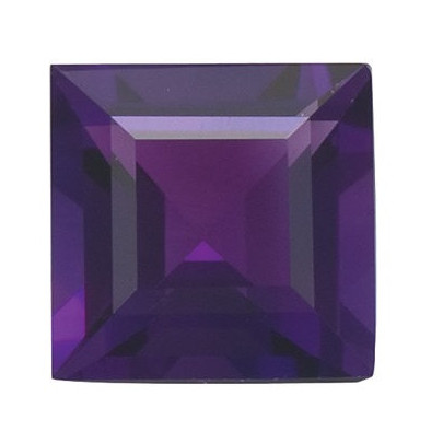 Ametyst štvorec 6 x 6 mm 1,08ct Step-cut AMPSAAAPU-6