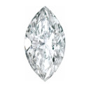 Prírodný diamant biely markíz 4 x 2 mm 0,07ct, Fazetovaný