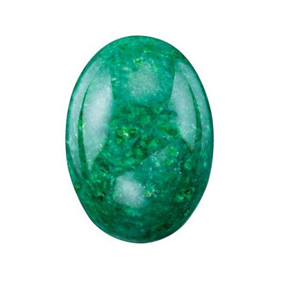 Jadeit ovál 12 x 10 mm 6,42ct Kabošon JTOKSGR-12