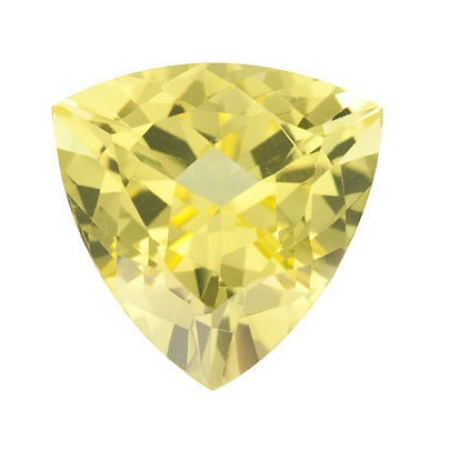 Quartz lemon trillion 10 x 10 mm 2,65ct Fazetovaný KRTFAAYL-10