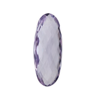 Quartz Rose de France ovál 30 x 12 mm 15,73ct Double-sided Checkerboard cut KROOAAPU-30