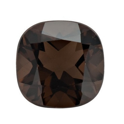 Quartz  smoky-záhneda antický štvorec 6 x 6 mm 0,85ct Fazetovaný KRVFAABR-6