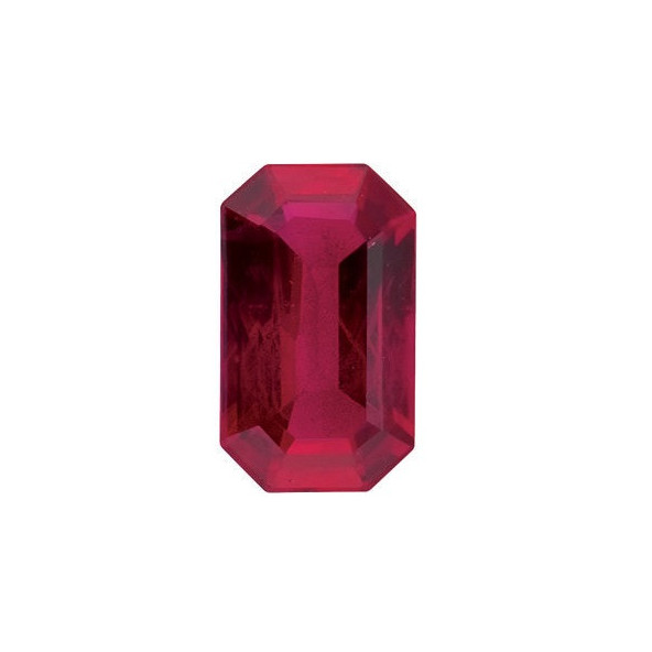 Rubín emerald 5 x 3 mm 0,36ct Fazetovaný RBEFBRB-5