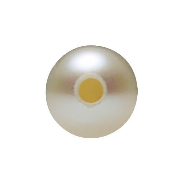 Seed perla okrúhla 2,5 mm Half-drilled  (1) SPR2AAW-2,5