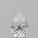 Prírodný diamant hruška, SI1, F, 0,9ct, GIA