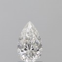 Prírodný diamant hruška, SI2, F, 0,9ct, GIA