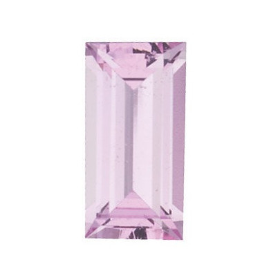 Zafír ružový rovná bageta 4 x 2 mm 0,18ct Fazetovaný ZFBFARO-4