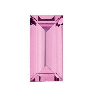 Zafír ružový rovná bageta 4 x 2 mm 0,18ct Fazetovaný ZFBFAARO-4