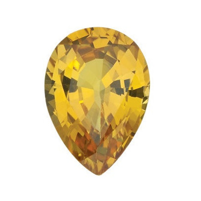 Zafír žltý slza 7 x 5 mm 0,88ct Fazetovaný ZFXFAAYL-7