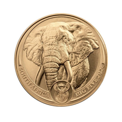 Investičná zlatá minca 1 oz 50 Rand Elephant 1 53102411