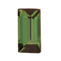 Turmalín Zelený rovná bageta 4 x 2 mm, AA, Fazetovaný