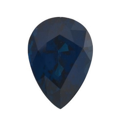 Zafír modrý slza 9 x 7 mm 2,15ct Fazetovaný ZFXFASP-9